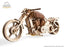 Maqueta Modelo Moto UGEARS en madera natural