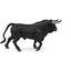 FIGURA TORO BRAVO NEGRO ZAINO TROTANDO | DEQUBE | 1 UNIDAD | 4892900100012