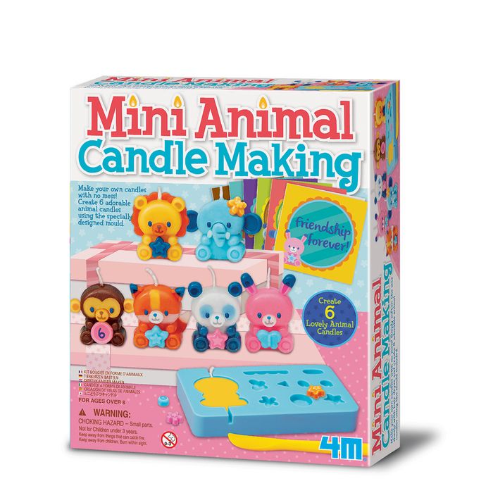 JUEGO 4M MINI ANIMAL CANDLE MAKING | 4M | 1 UNIDAD | 4893156046819