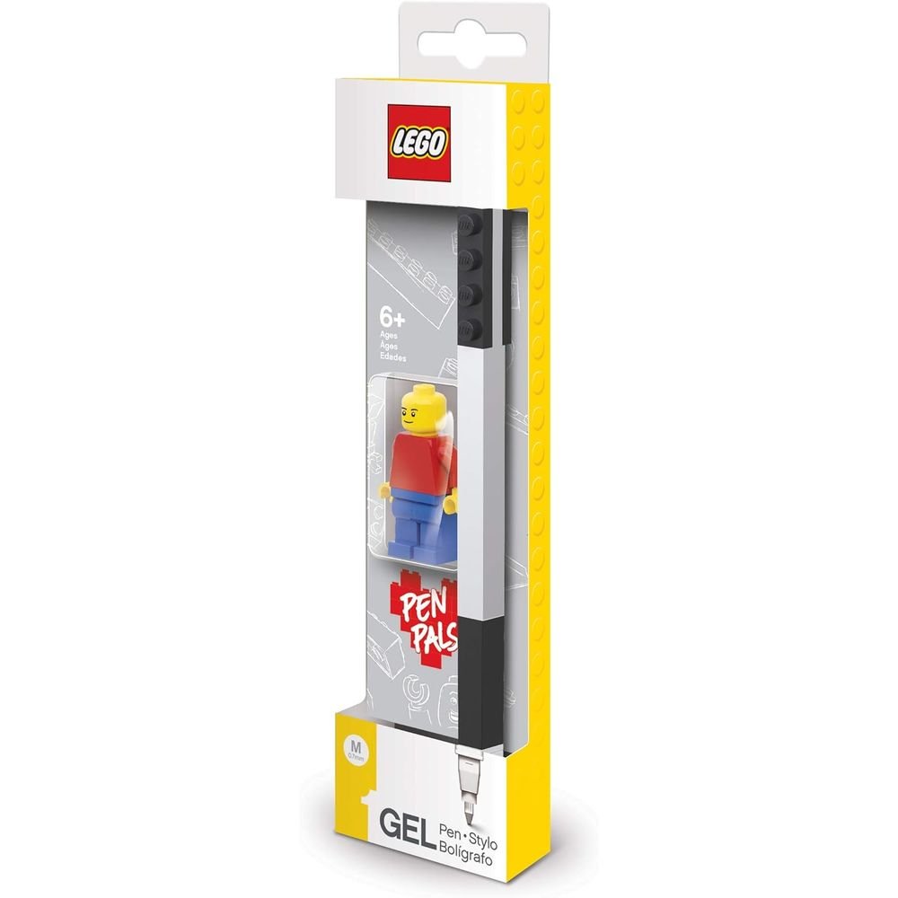 BOLIGRAFO LEGO NEGRO + FIGURA | LEGO | 1 UNIDAD | 4895028526016