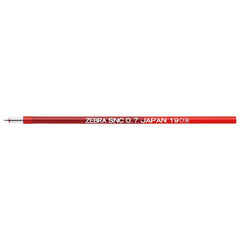 RECAMBIO BOLIGRAFO ZEBRA SNC 0,7 ROJO | 10 UNIDADES | (ZEBRA PEN)