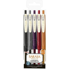 BOLIGRAFO ZEBRA SARASA CLIP 5 COLORES VINTAGE 2 | 1 UNIDADES | (ZEBRA PEN)
