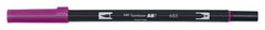 Rotulador Doble Punta Pincel Dual Brush 685 Deep Magenta | Tombow | Pack 6 Unidades