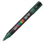 Marcador Uni-Posca PC5M Verde Inglés para cartelería