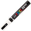 Marcador uni-Posca brush blanco marca Posca para cartelería