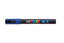 Marcador uni posca pc3m color azul 0,9-1.3mm