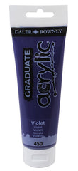 PINTURA ACRILICA GRADUATE 120ML VIOLETA | 3 UNIDADES | (DALER ROWNEY)
