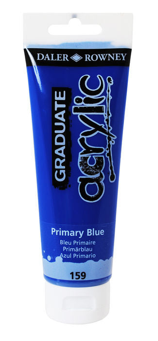 PINTURA ACRILICA GRADUATE 120ML PRIMARY AZUL | 3 UNIDADES | (DALER ROWNEY)