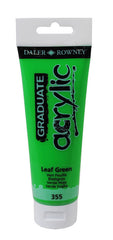 PINTURA ACRILICA GRADUATE 120ML LEAF VERDE | 3 UNIDADES | (DALER ROWNEY)