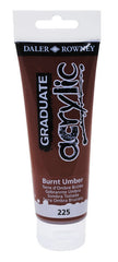 PINTURA ACRILICA GRADUATE 120ML BURNT UMBER | 3 UNIDADES | (DALER ROWNEY)