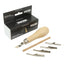 Gubia Dal Adigraf Profesional con Mango de Madera y 4 Cuchillas Daler Rowney
