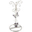 Porta Joyas Cristal con Mariposas Flores Morado WIDDOP
