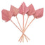 Ramo Flores Palma Rosa 45 cm - Pack 8 unidades