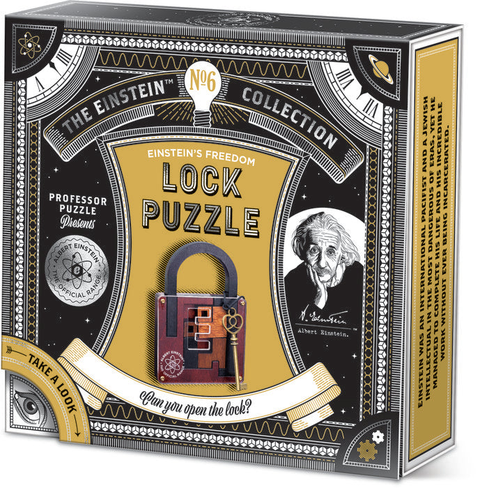 ROMPECABEZAS PUZZLE CANDADO EINSTEIN | MADNESSTOYS | 1 UNIDAD | 5060506534817