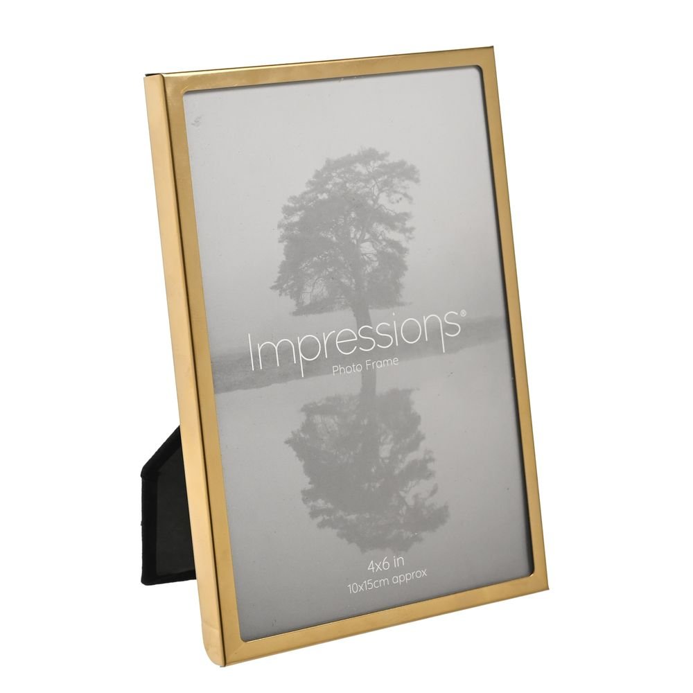 MARCO FOTOS METAL DORADO IMPRESSIONS 10 X 15 CM | 1 UNIDADES | (WIDDOP)