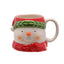 Taza Cerámica Forma Muñeco Nieve Widdop Navidad