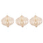 Set 3 Bolas de Papel con Forma Blanco WIDDOP Navidad