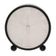 Reloj despertador de metal Hometime de 11 cm negro WIDDOP