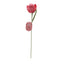 Flor Crochet Tulipán Rosa 35cm, pack de 12 - WIDDOP