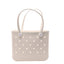Bolso shopper mediano plástico blanco Widdop