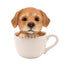 Decoración Figura Cachorro en una Taza - Widdop