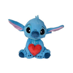 PELUCHE STITCH CON CORAZON (25CM) | PELUCHES DISNEY | 1 UNIDAD | 5400868027198
