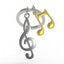 LLAVERO METALMORPHOSE MUSIC FASHION SHINY & GOLD | METALMORPHOSE | 1 UNIDAD | 5404006023592