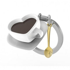 LLAVERO METALMORPHOSE LIFESTYLE - LOVE COFFEE + MINI CUCHARA | METALMORPHOSE | 1 UNIDAD | 5404006049790