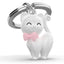 LLAVERO METALMORPHOSE ANIMALS GATO BLANCO | METALMORPHOSE | 1 UNIDAD | 5404006061310
