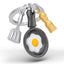 LLAVERO METALMORPHOSE FOODIE - BREAKFAST | METALMORPHOSE | 1 UNIDAD | 5404006064021