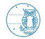 Sello Exlibris Woodies Stamp Diseño Búho Marca Colop España