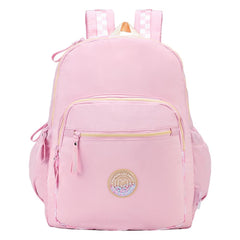 MOCHILA CON BOLSILLO FRONTAL PINK | MARSHMALLOW