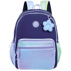 MOCHILA CON BOLSILLO FRONTAL STARMANIA NAVY | MARSHMALLOW