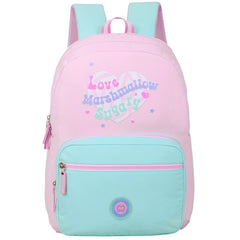 MOCHILA CON BOLSILLO FRONTAL Y2K PINK | MARSHMALLOW