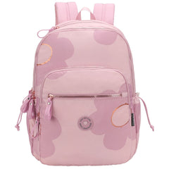 MOCHILA CON BOLSILLO FRONTAL GARDEN PINK | MARSHMALLOW