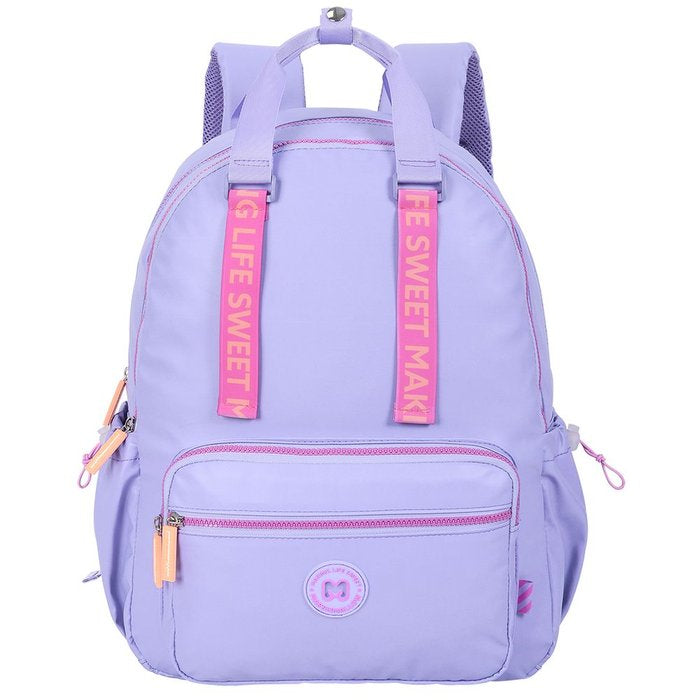 MOCHILA CON BOLSILLO FRONTAL SMOOTHY | MARSHMALLOW