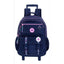Mochila con carro escolar doble Pixelly Marshmallow