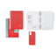 Cuaderno Esp Metalica C/ Interrupcion A5 Rayado Simple Rojo MAKENOTES
