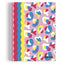 Cuaderno espiral plástico A4 cuadriculado 80 hojas