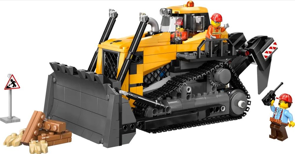 LEGO BULDOCER AMARILLO CON CARGADORA FRONTAL | LEGO CITY | 1 UNIDAD | 5702017812656