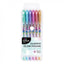 Set de 6 bolígrafos de gel perlados Kidea (Pack 24 uds)