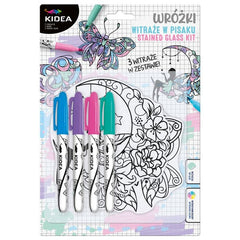 SET COLOREA 4 ROTUS + DIBUJOS ADHESIVOS MARIPOSAS | KIDEA | ENVASE 12 UDS. UNIDAD | 5901130104505
