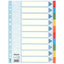 Bolsa 10 separadores a4 con 5 colores esselte carton 200g
