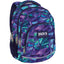 MOCHILA ESCOLAR TRIPLE BACK UP GEOMETRIC PURPLE | DERFORM