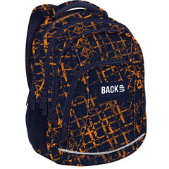 MOCHILA ESCOLAR TRIPLE BACK UP GRAFITI NARANJA | DERFORM