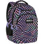 MOCHILA DOBLE ESCOLAR BACK UP CUADROS MORADOS Y ROSAS | DERFORM