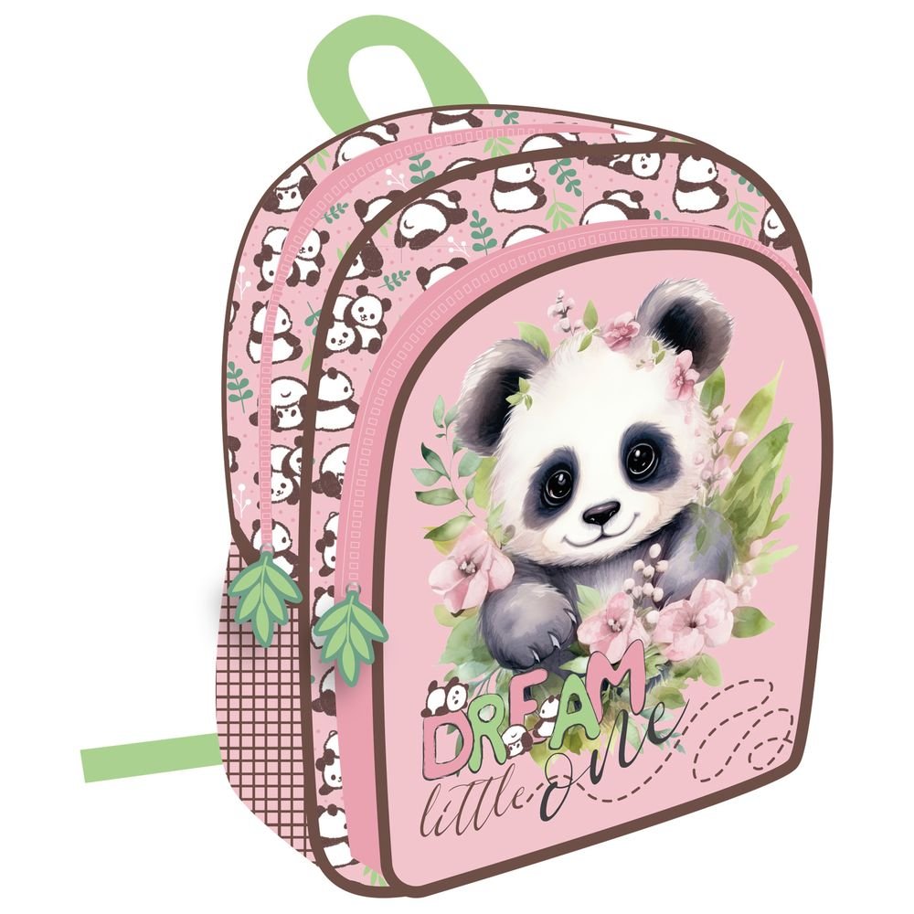 MOCHILA INFANTIL 29X24 OSO PANDA PINK | DERFORM