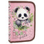 Plumier simple relleno con organizador Oso Panda Pink DERFORM