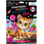 Set libro para rascar y colorear 2 en 1 Gatitos KIDEA x12