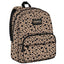 Mochila escolar 36x27 Marrón animal print corazón DERFORM